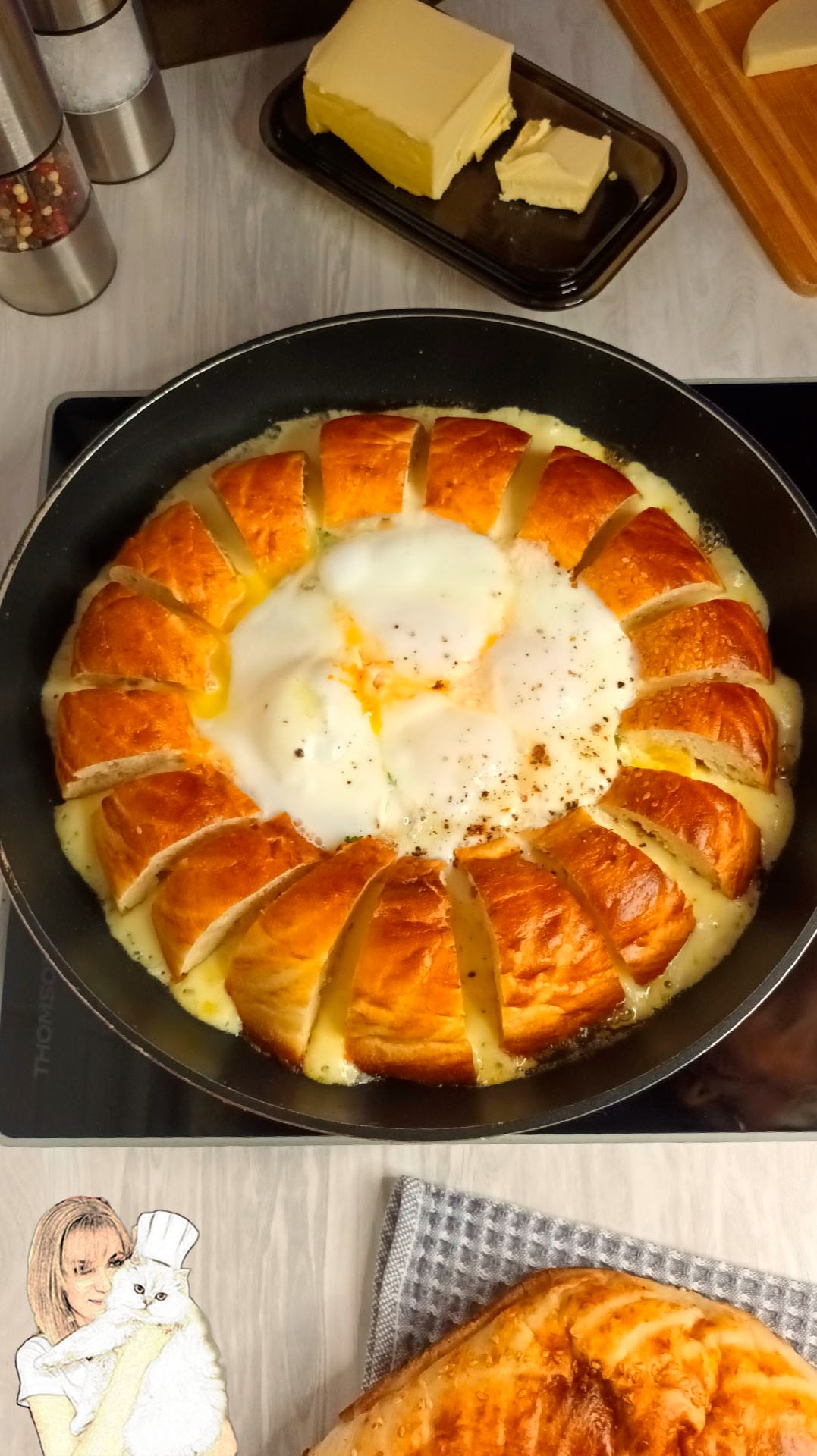 Идея для завтрака🥚🧈