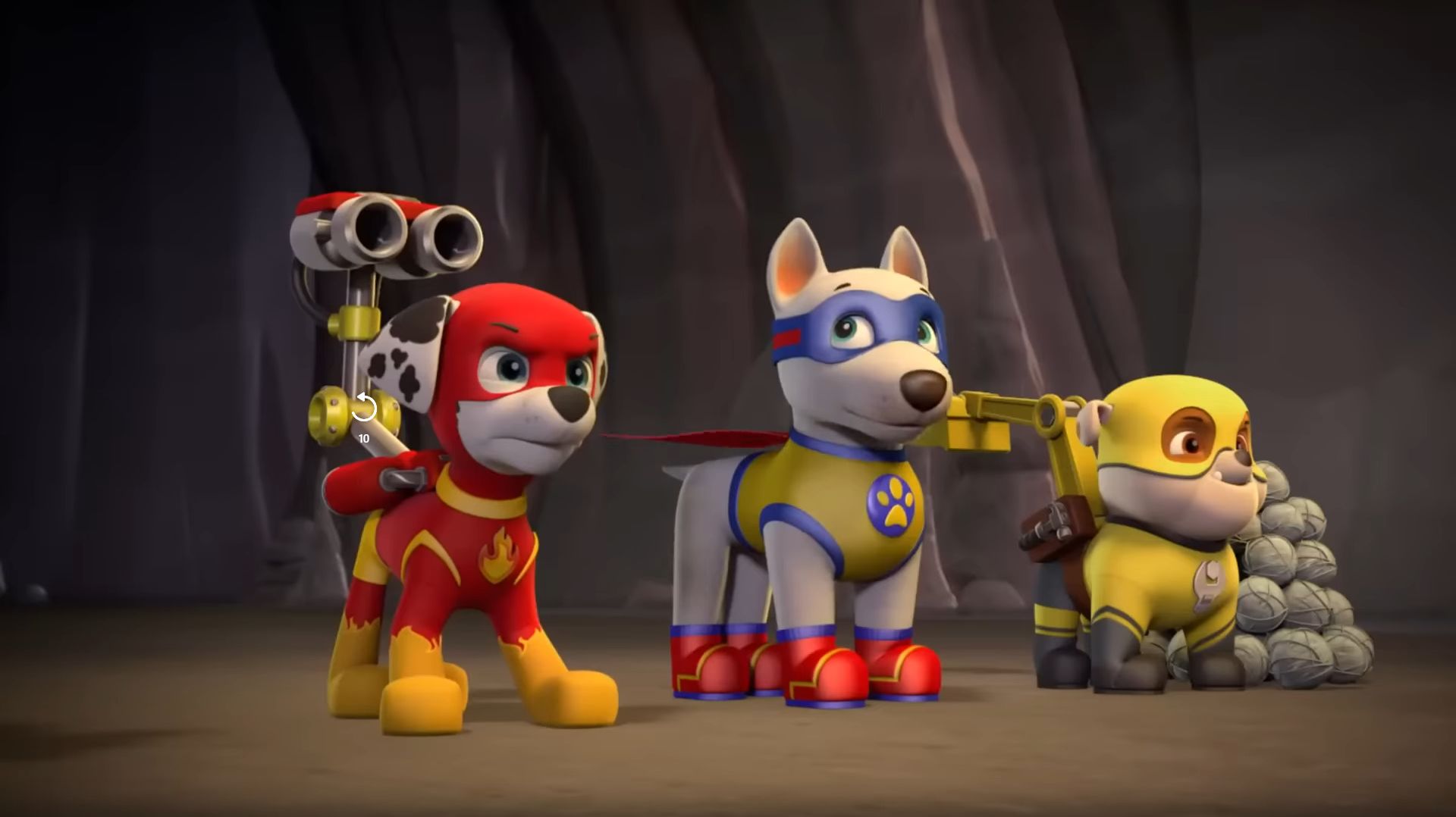 Щенячий патруль. Маршалл. Мэр Гудвэй. Щенки выезжают. Трек джунглевый спасатель. Скай Ч25