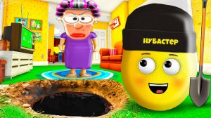 ВЫКОПАЛ ЯМУ ЧТОБЫ УДИВИТЬ БАБУШКУ в ROBLOX!