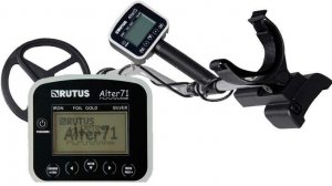 Rutus Alter 71 - тест металлоискателя на полигоне (11" DD штатка, Coins режим, 15 кГц)