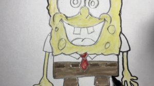 Как нарисовать губку Боба