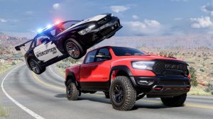BEAMNG DRIVE АВТОМОБИЛЬНЫЕ АВАРИИ С ПОГОНЕЙ ОТ ПОЛИЦИИ | БИМКА ДРАЙВЕР