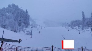 Подъем на канатке. Красная поляна