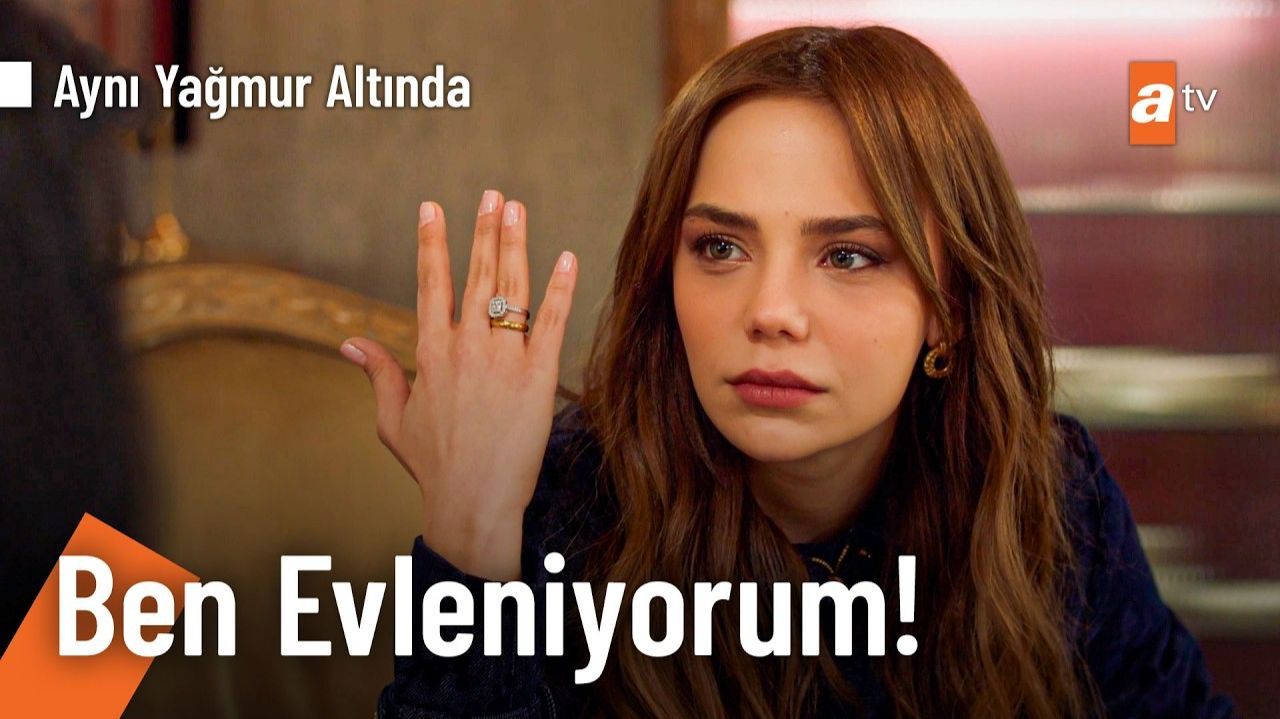 Beliz, yüzüğünü annesinin gözüne soktu! — Aynı Yağmur Altında 4. Bölüm @atvturkiye‬