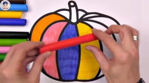 Рисуем тыкву. Мультик для детей