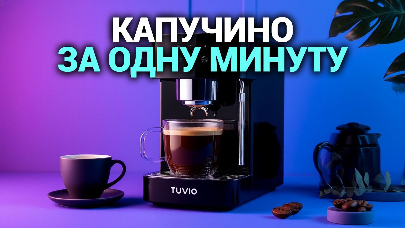 Tuvio TCM02EA: рейтинг возможностей — капучино за минуту с автокапучинатором!