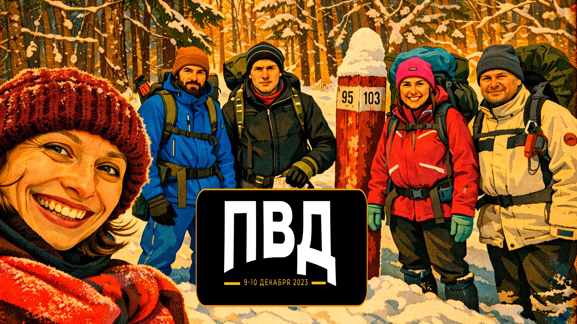 Поход выходного дня 9-10 декабря 2023 года