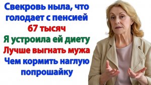 Свекровь голодает на пенсию в 67 тысяч? Отлично! Наконец-то сядет на гречку! | Семейные Драмы