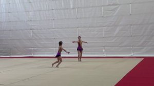 ЖП 2 юношеский разряд, Рыжова Алиса - Небользина Арина, КРОО ФСА, Комбинированное упражнение