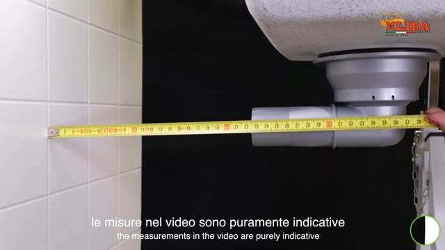 Установка сифона для мойки с корзинчатым вентилем без перелива