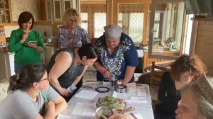 Работа на аппарате Кирлиана. 2.