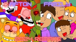 Afton Family2024 Remake FNAF Animation Song by KryFuZe RemixCover by APAngryPiggy
