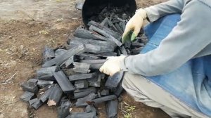 Учусь делать дубовый уголь