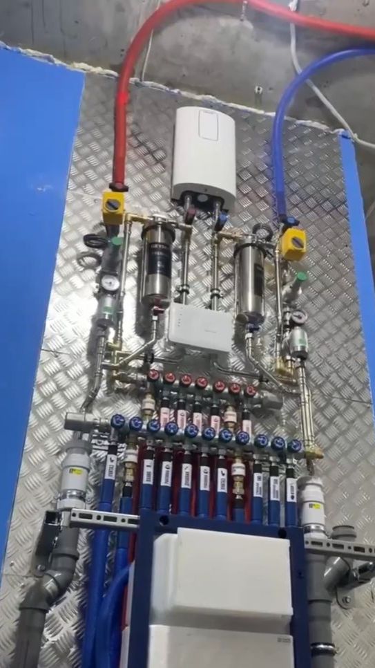 📍 ЖК «Level Селигерская» Этап: монтаж водоснабжения + замена труб отопления