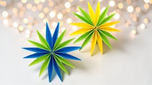 Цветок из бумаги детские Поделки оригами на 8 марта