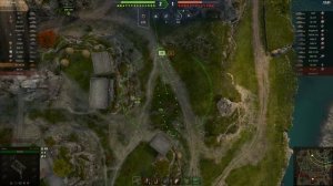 Мир танкоа. Кавказ. Бой на французской арте. Взял фрага и 1.5К урона.