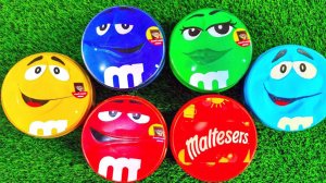 Мультики для детей и малышей. Сладкие конфетки в 5 коробочках Эмэндемс. Яркие Мультики конфетки