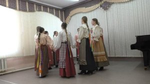 "Василь, Василь-Василёчек" медленный хоровод. д.Ивановка, Бирилюсский район, Красноярский край.