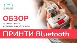 ОБЗОР Фотоаппарат PRINTY (ПРИНТИ) с моментальной печатью и функцией Bluetooth ｜ TM LUMICUBE