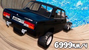 Спуск с горы без тормозов на чит тачках в ГТА 5! Эксперимент в GTA 5 Online