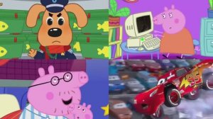 ШЕРИФ ЛАБРАДОР vs МАМА СВИНКА vs ПАПА vs МАКВИН — ВЕСЁЛАЯ ГОНКА! 🦮🐷