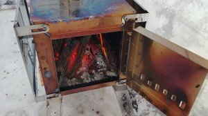 Испытание печьке КАРАСИК НЕРЖАВЕЙКА в КИТАЙСКИЙ ПАЛАТКИ