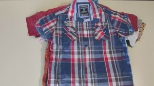 Лот 2158 Рубашки Мужские Короткий Рукав Германия ПРЕМИУМ 4,6кг 25ед 1240р /кг