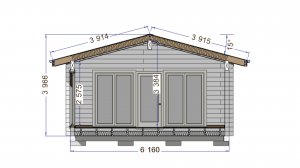 Кд234, Дача 6х6м., 35м2