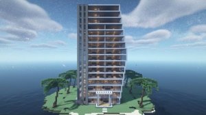 Учебное пособие по Minecraft: Как построить современный отель в Minecraft