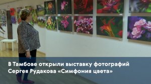 В Тамбове открыли выставку фотографий Сергея Рудакова «Симфония цвета»