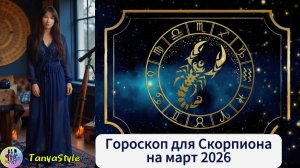 СКОРПИОН Гороскоп  на март 2026