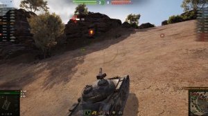 Мир танков. ПОЛИГОН. ЭЛЬ-ХАЛЛУФ. Взял 3 фрага и 2.9К урона.