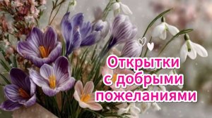 Открытки с добрыми пожеланиями — пусть день будет ярким! ✨