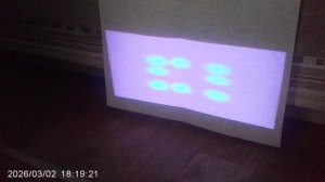 СДК "на розовом" в проекции на экран видеопроектором