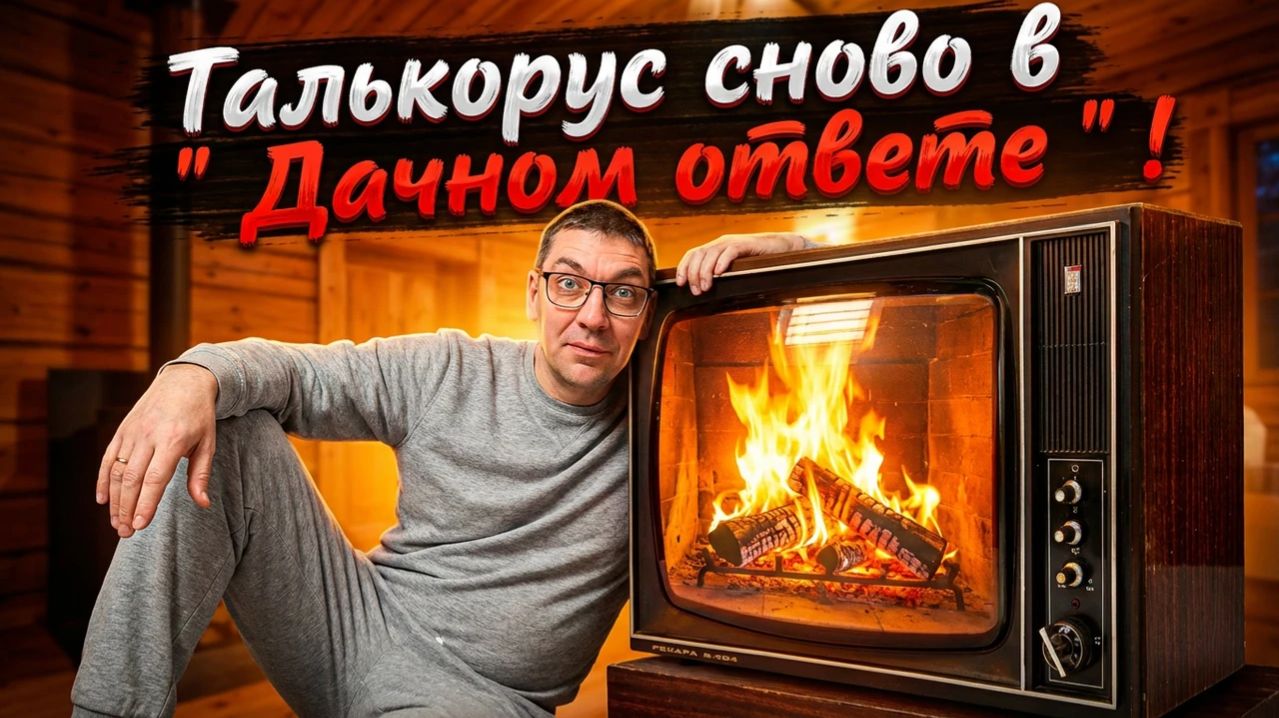 Талькорус в программе «Дачный ответ» НТВ: облицовка для банной печи Кастор