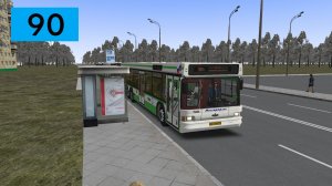 OMSI 2: Автобус №90 Метро Войковская - Метро Речной вокзал