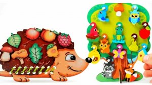 Изучаем животных и их любимую еду 🍐 🥕 🍎