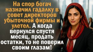 Он посадил гадалку в совет директоров ради смеха. Через месяц она спасла его фирму! История