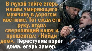 Умирающий в тайге отдал егерю ключ и адрес. Когда тот открыл дверь — обомлел! История