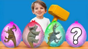 Динозавры сбежали из замороженных яиц, нашли динозавров и учились вместе