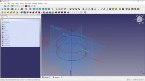 FreeCAD Как сделать канавку на цилиндре