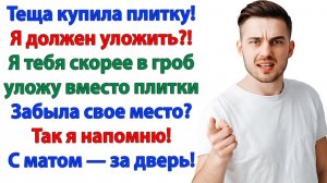 Тёща решила, что я строитель. А я решил, что она может убираться ко всем чертям! | Жизненные Истории