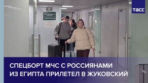 Спецборт МЧС с россиянами из Египта прилетел в Жуковский