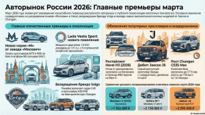 🚗 ЧТО КУПИТЬ В МАРТЕ 2026? ГЛАВНЫЕ АВТОНОВИНКИ РОССИИ!