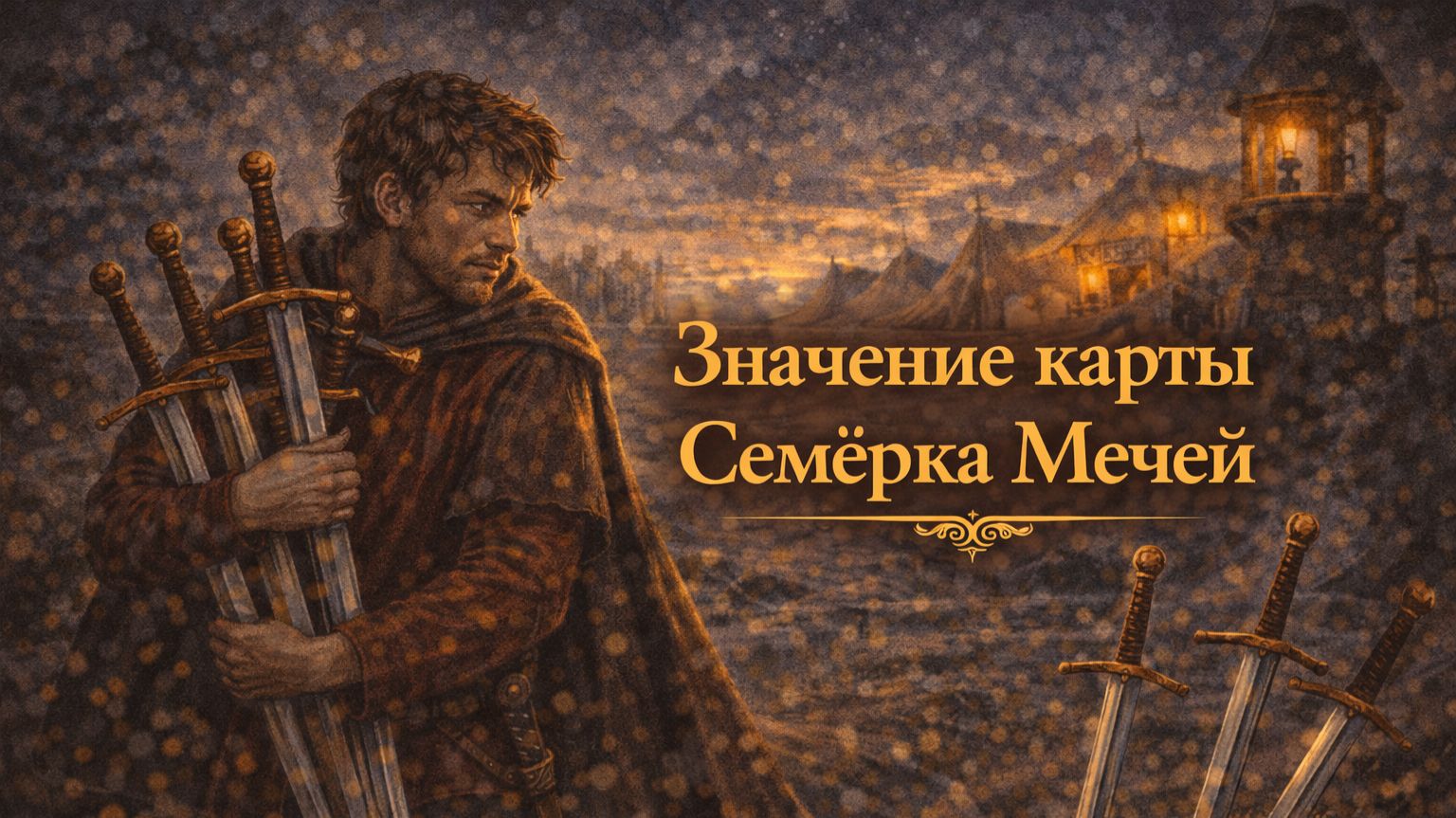 Значение карты таро Семёрка Мечей