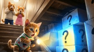 Мультики для детей. Котик в подвале???/видео про котиков, мультик