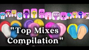 НОВЫЙ ТОП СМЕШИВАЕМ ЦВЕТА СПРУНКИ ПОДБОРКА ПЕРСОНАЖЕЙ OC SPRUNKI INCREDIBOX КРАСКИ И СЛАЙМЫ РЕАКЦИЯ