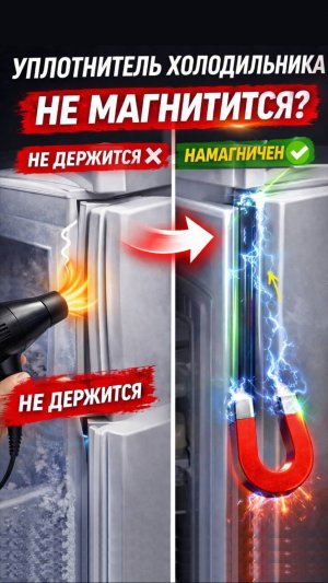 Уплотнитель холодильника не магнитит? Вот почему и как это исправить!