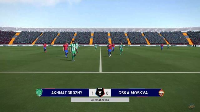 Футбол. РПЛ. Ахмат - ЦСКА. Обзор матча [PES 2017] смотреть онлайн