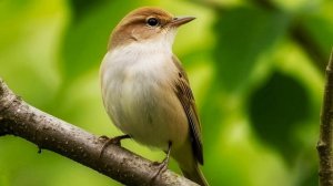 Звук природы. Птицы. Славка садовая на лесной поляне